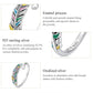 925 Sterling Sliver Colorful Rings For Women