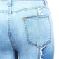 Denim Patchwork Jeans For Women