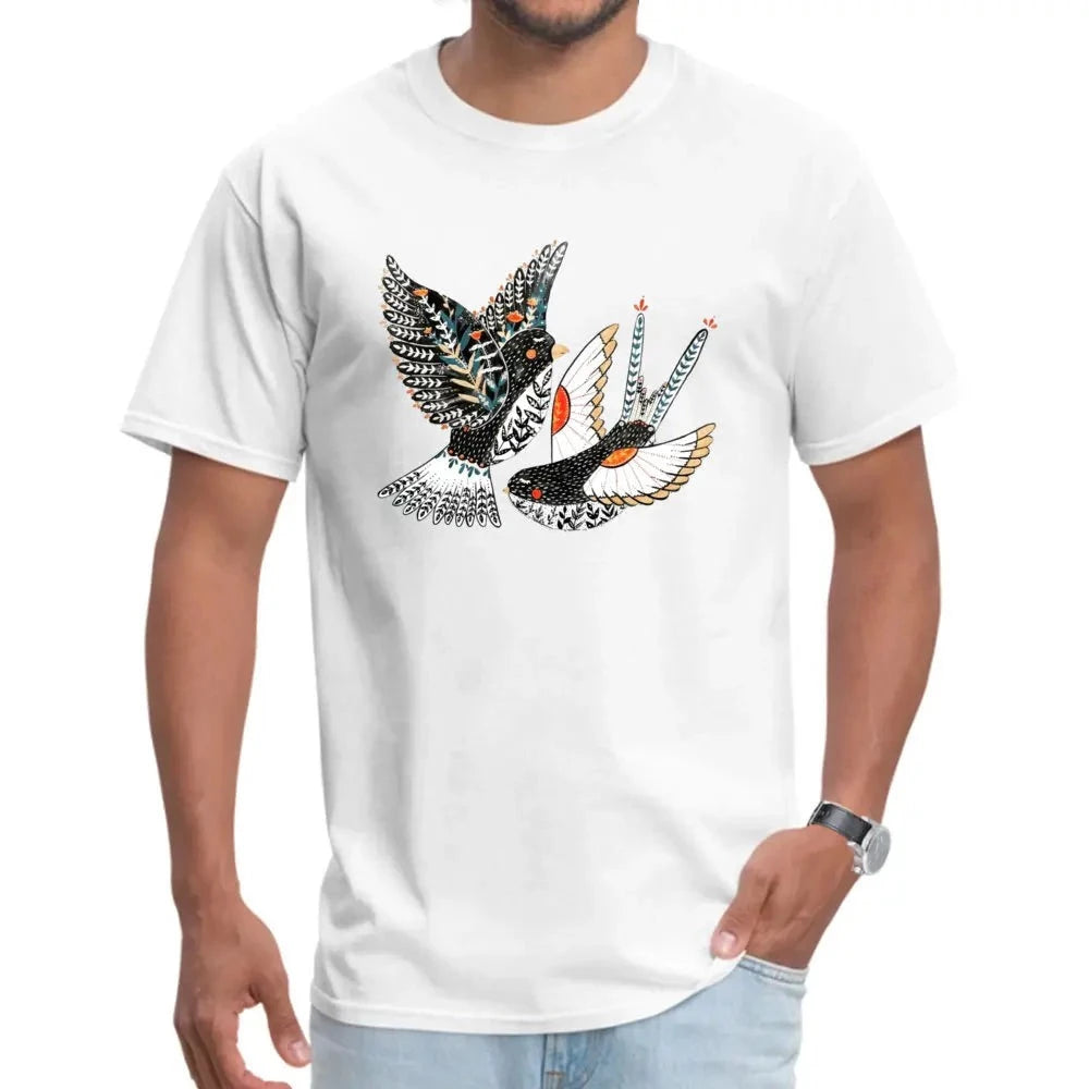 Men's Sparrow & Swallow Summer T Shirt