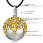 Honeycomb With 3d Ball Necklace