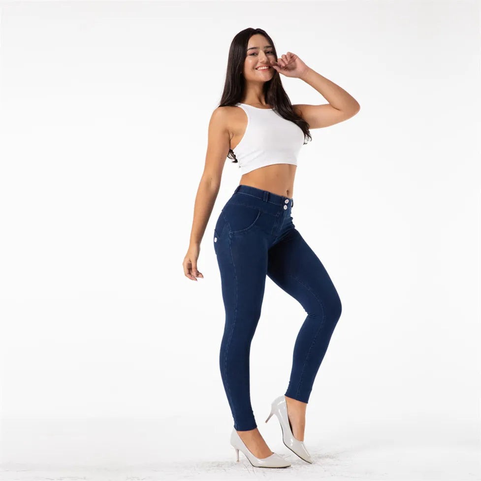 Branded Women Skinny Elastic Denim Jeans
