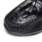 Men Genuine Leather Loafers slip on Luxury