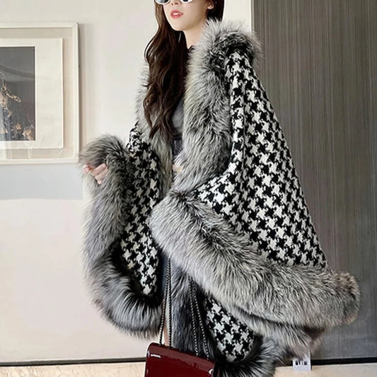 Women Winter Luxury Faux Fur Jacket