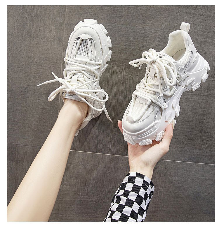 Summer Shoes Women Chunky Sneakers Breathable