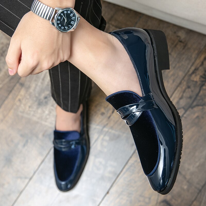 New Men Loafers slip on fashion Shoes