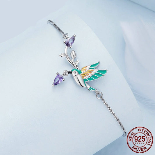 925 Sterling Silver Original Bird Design Bracelet