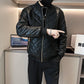 Men Winter Windproof Leather Jacket