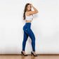High Rise Zipper Fly Sexy Push Up Jeans Woman