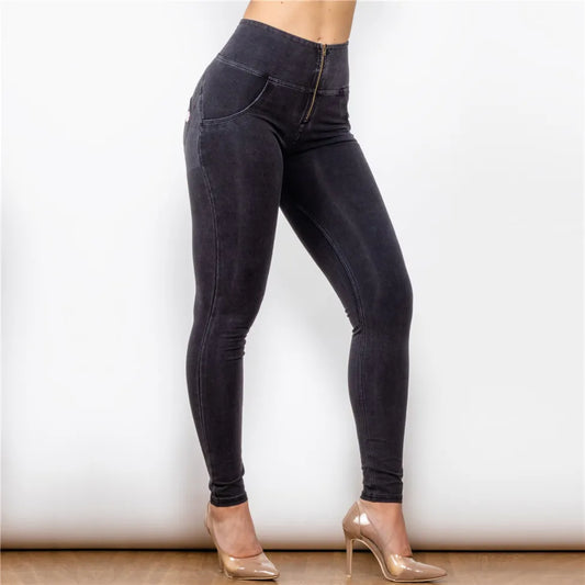 Branded Skinny Slim Fit Black Jeans for Women