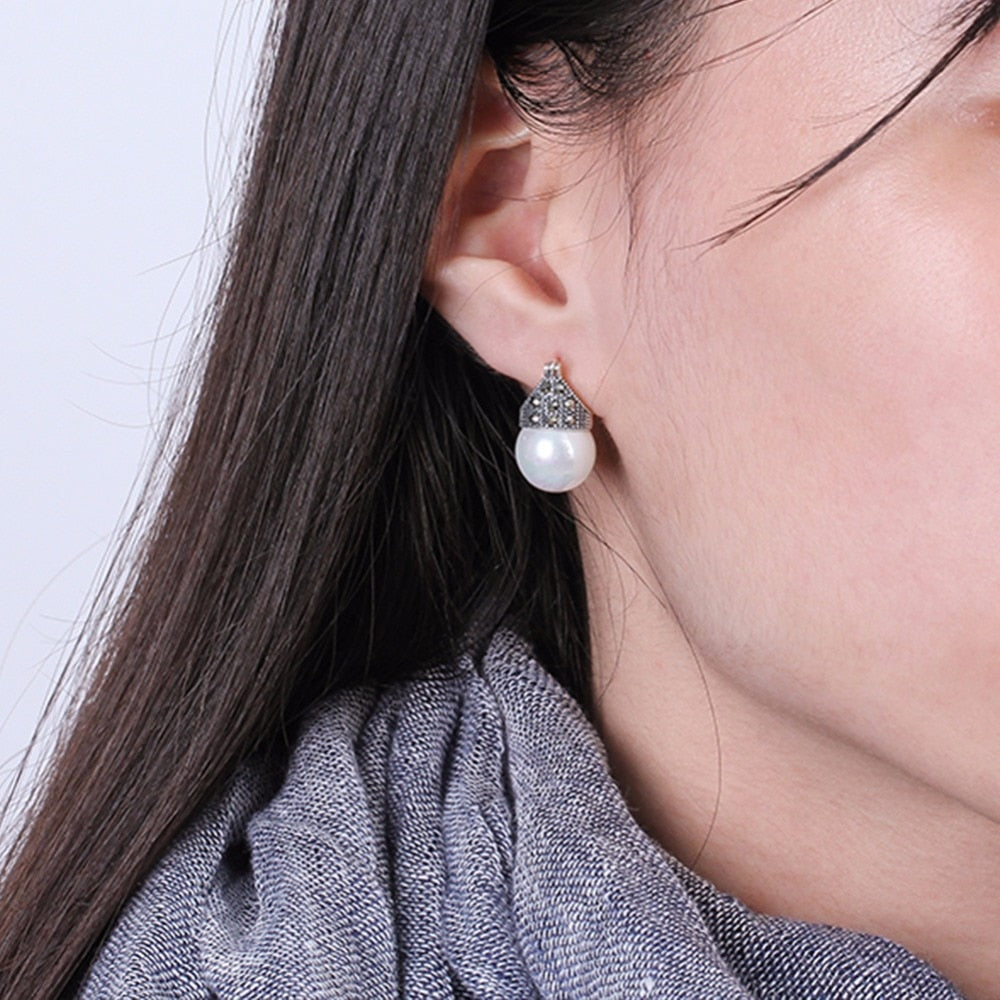 Natural Mother of Pearl Earrings Women