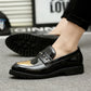 Men Leather outdoor Breathable Slip-On shoes