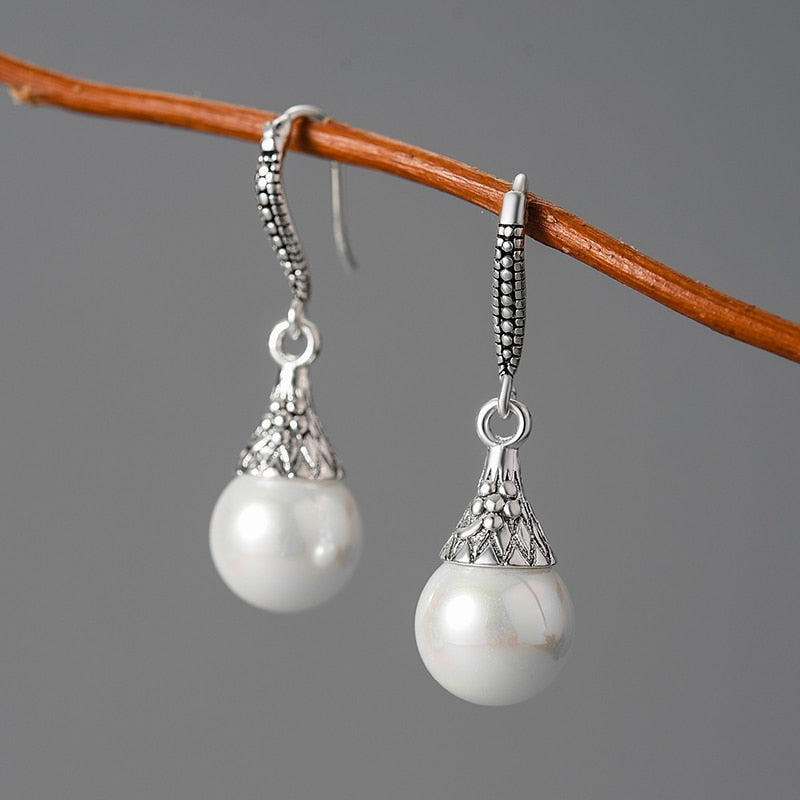 Natural Mother of Pearl Earrings for Women