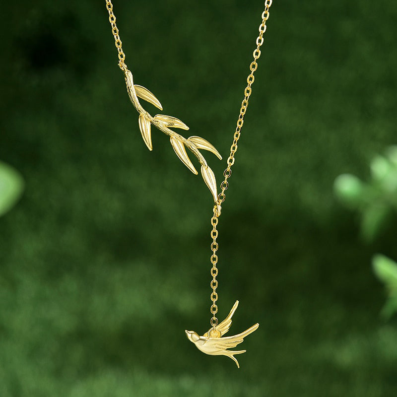 Bird Pendant Necklace for Women